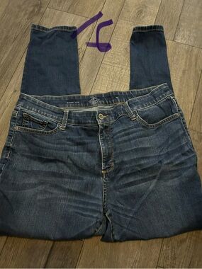 St. John's Bay Dark Blue Boyfriend Jeans